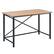Angle. Hudson&Canal - Martina Desk - Black/Golden Oak.