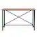 Front. Hudson&Canal - Martina Desk - Black/Golden Oak.