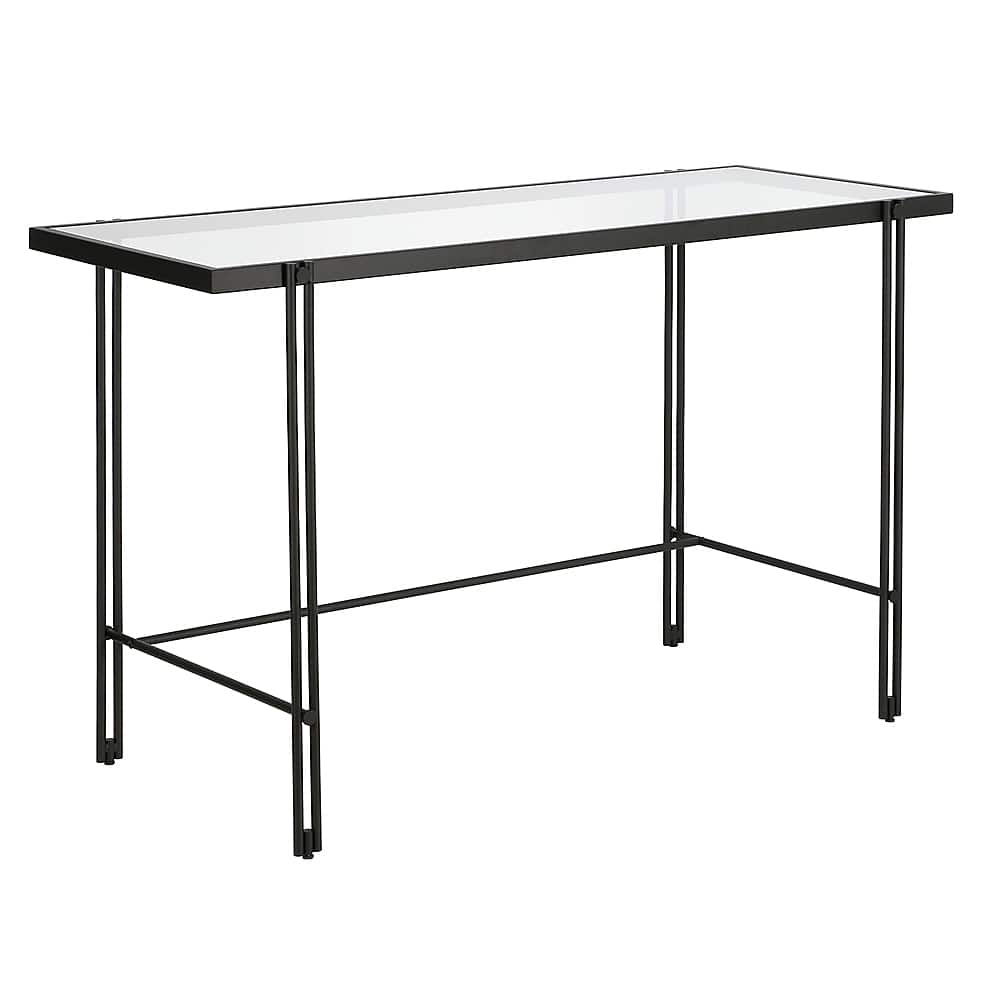 Angle View: Camden&Wells - Inex Desk - Blackened Bronze