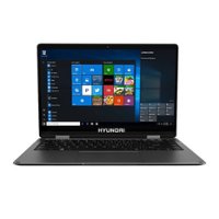 Hyundai - HyFlip 13.3" FHD Celeron Laptop - 4GB RAM - 64GB Storage - Space Grey - Alt_View_Zoom_1