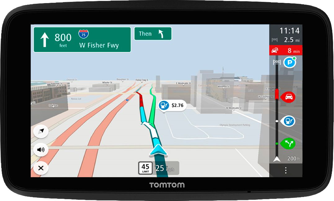 TomTom GO Discover 7" GPS Built-In Bluetooth, Map and Traffic Updates Black TomTom GO Discover 7" - Best Buy