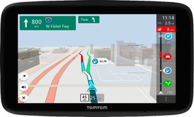 TomTom - GO Discover 7" GPS with Built-In Bluetooth, Map and Traffic Updates - Black - Front_Zoom