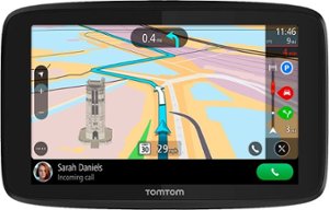 TomTom - GO Supreme 5" GPS with Built-In Bluetooth, Map and Traffic Updates - Black - Black - Front_Zoom