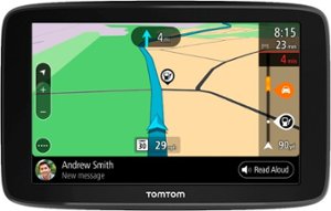 TomTom - GO COMFORT 5" GPS with Built-In Bluetooth, Map and Traffic Updates - Black - Black - Front_Zoom