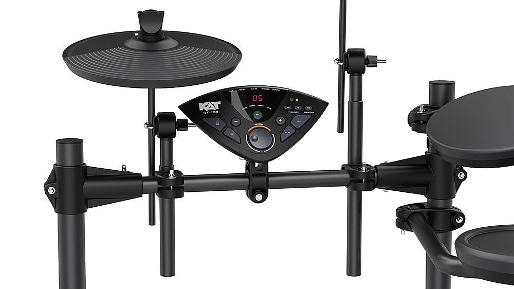 Alt View 13. KAT Percussion - 5-Piece Electronic Drum Set - Black.