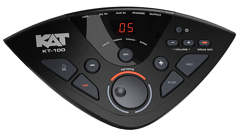 Alt View 14. KAT Percussion - 5-Piece Electronic Drum Set - Black.