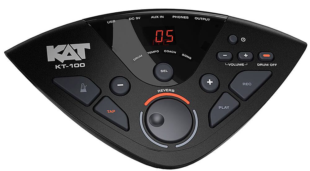 Alt View 14. KAT Percussion - 5-Piece Electronic Drum Set - Black.