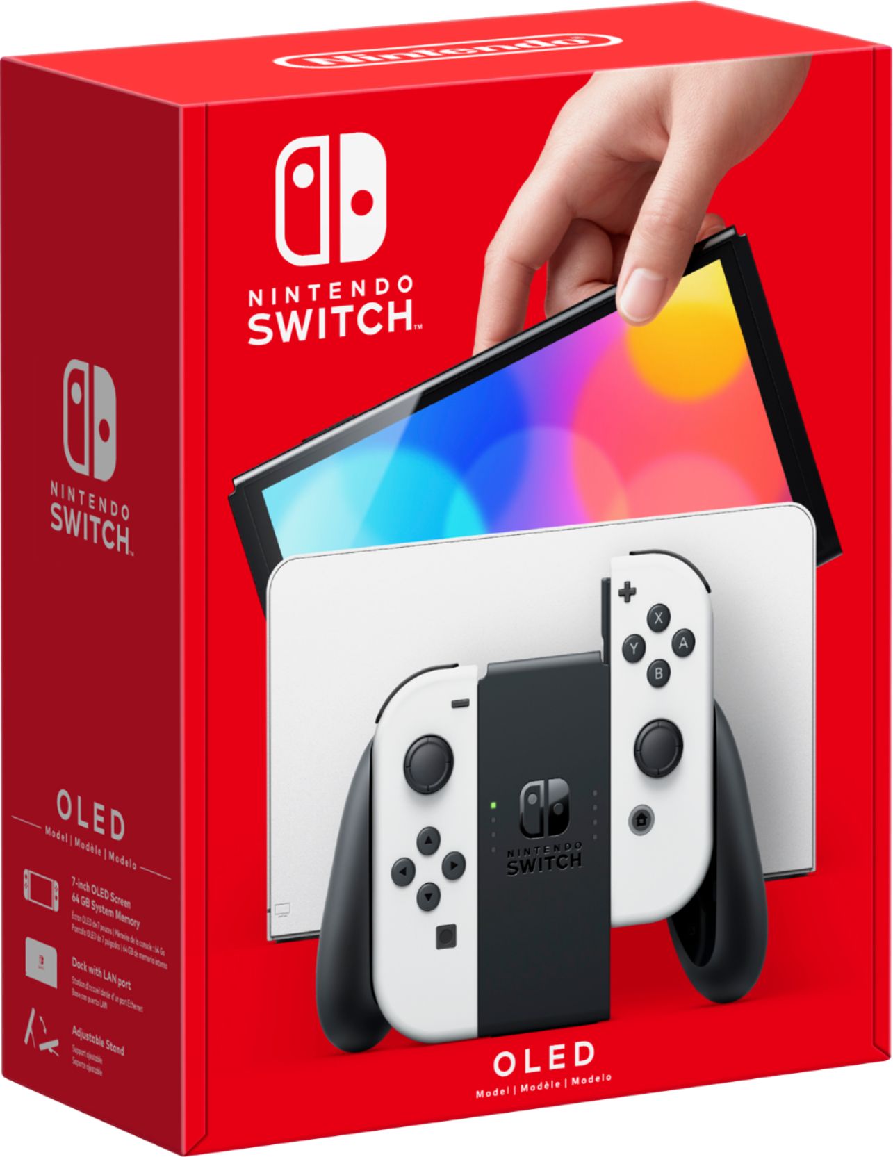 Receiver Asia Get angry Nintendo Switch – OLED Model w/ White Joy-Con White 115461 - Best Buy