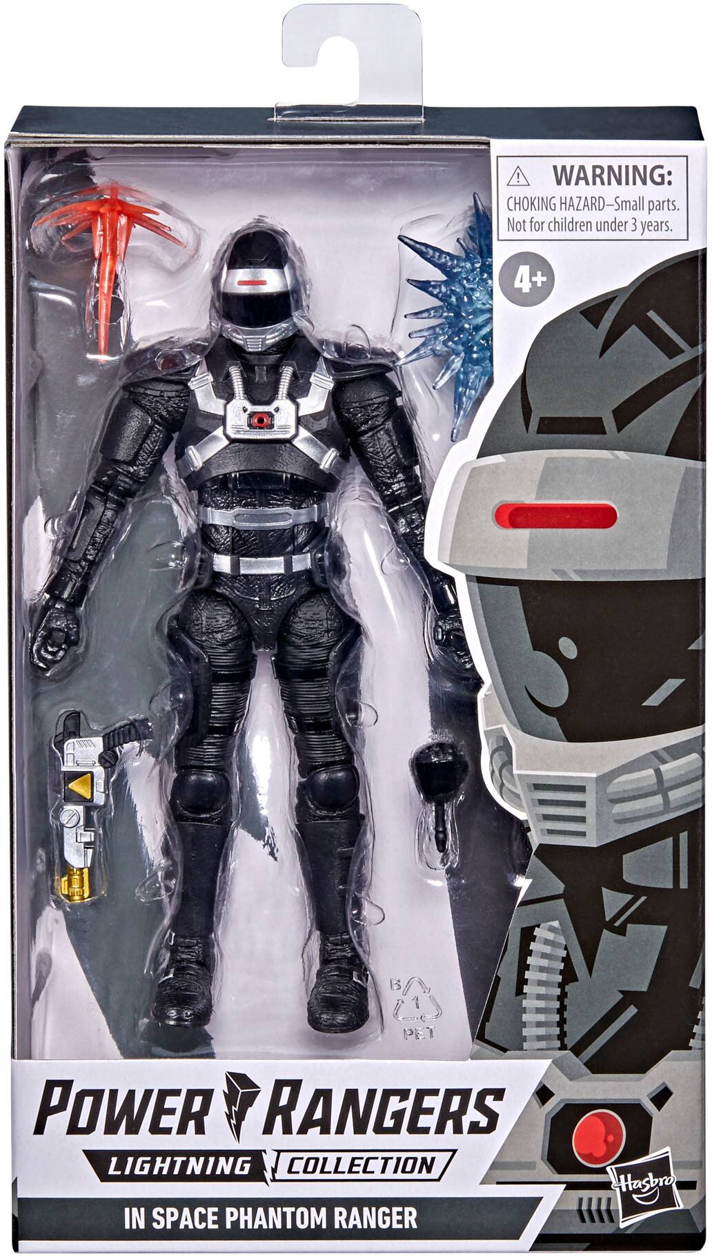 Alt View 12. Power Rangers - Lightning Collection In Space Phantom Ranger Figure.