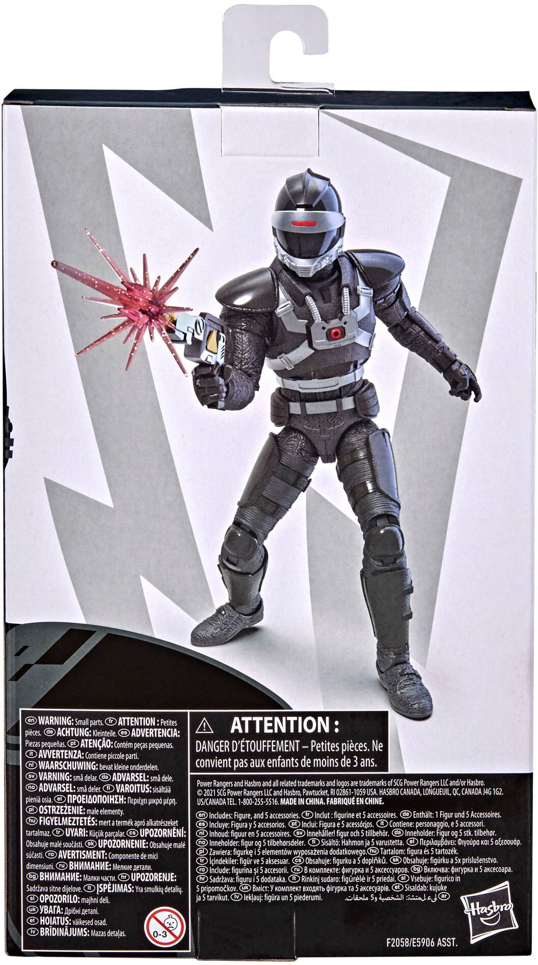 Alt View 15. Power Rangers - Lightning Collection In Space Phantom Ranger Figure.