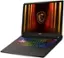 Left. MSI - Vector 16 HX AI 16" 144Hz FHD+ Gaming Laptop - Intel Ultra 7-255HX - GeForce RTX 5070Ti - 16GB Memory - 1TBSSD - Cosmo Gray.