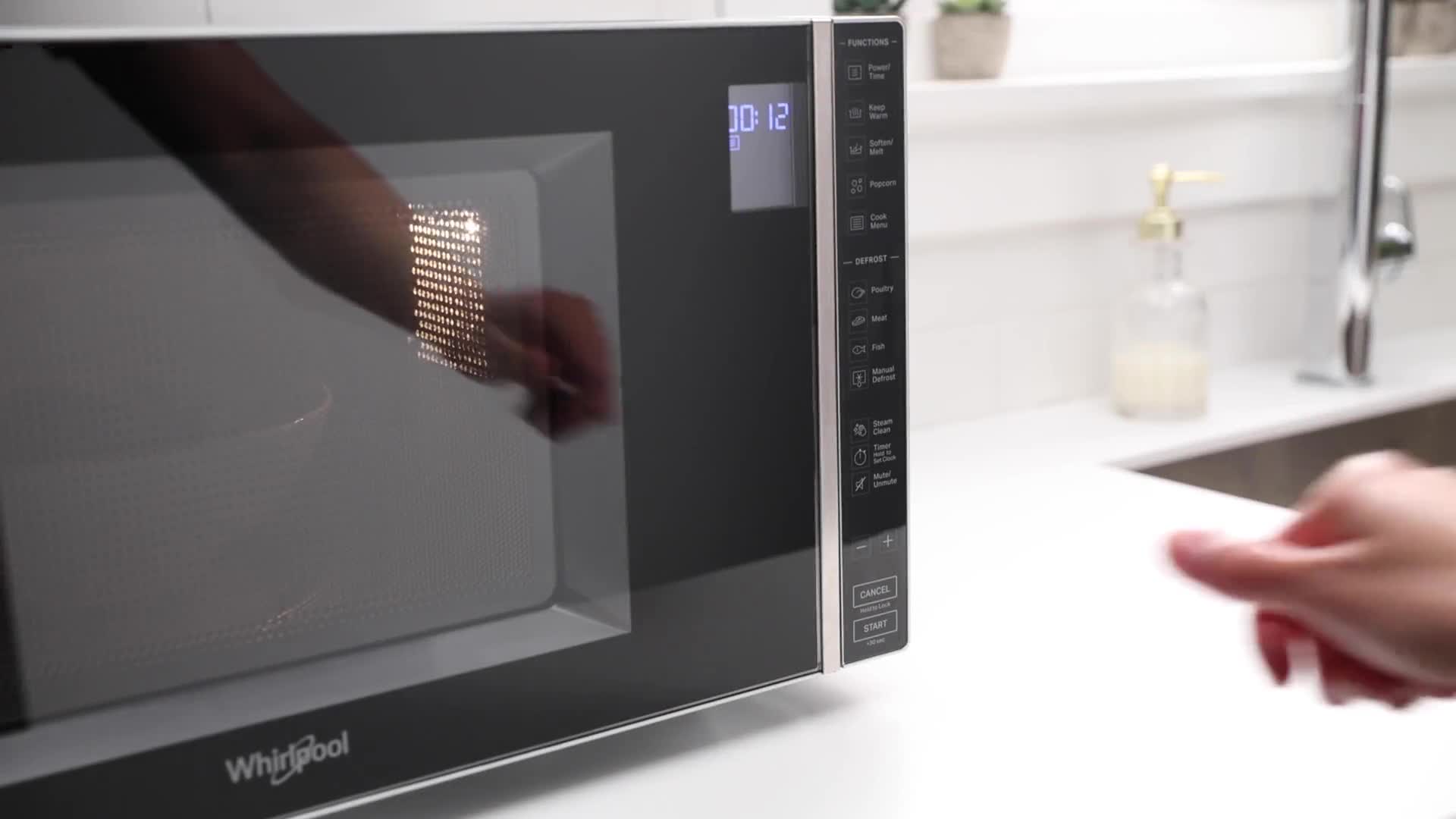 whirlpool microwave wmc30311lb