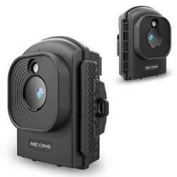 Rexing - TL1 Time-Lapse Camera 1080P Full HD Video with 2.4" LCD and 110° Wide-Angle Lens - Black - Front_Zoom