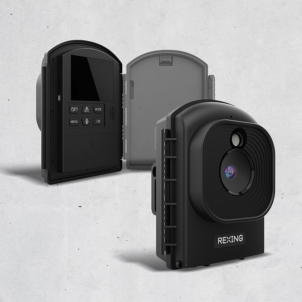 Alt View 18. Rexing - TL1 Time-Lapse Camera 1080P Full HD Video with 2.4" LCD and 110° Wide-Angle Lens - Black.