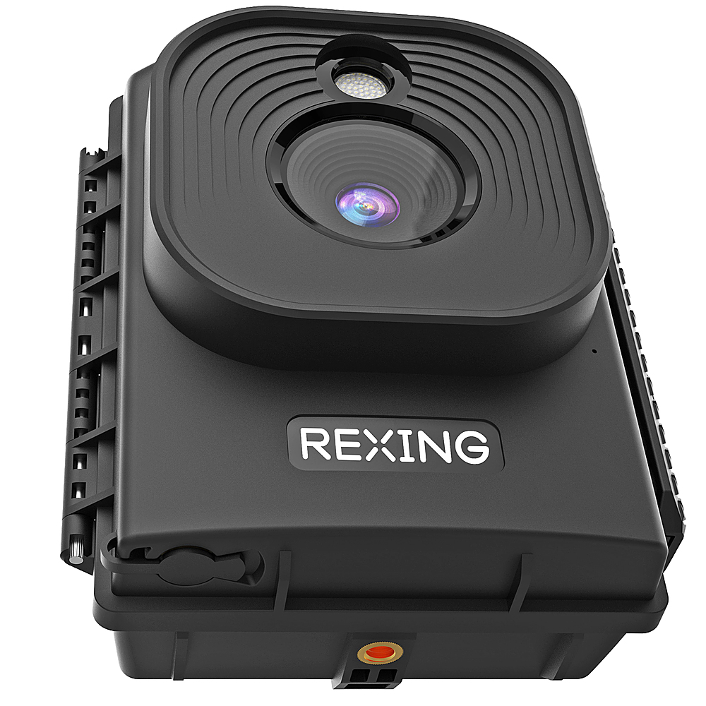 Left View: Rexing - TL1 Time-Lapse Camera 1080P Full HD Video with 2.4" LCD and 110° Wide-Angle Lens - Black