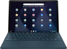 HP - 11" Touch-Screen Chromebook Tablet - Qualcomm Snapdragon - 8GB Memory - 64GB eMMC - Natural Silver & Night Teal