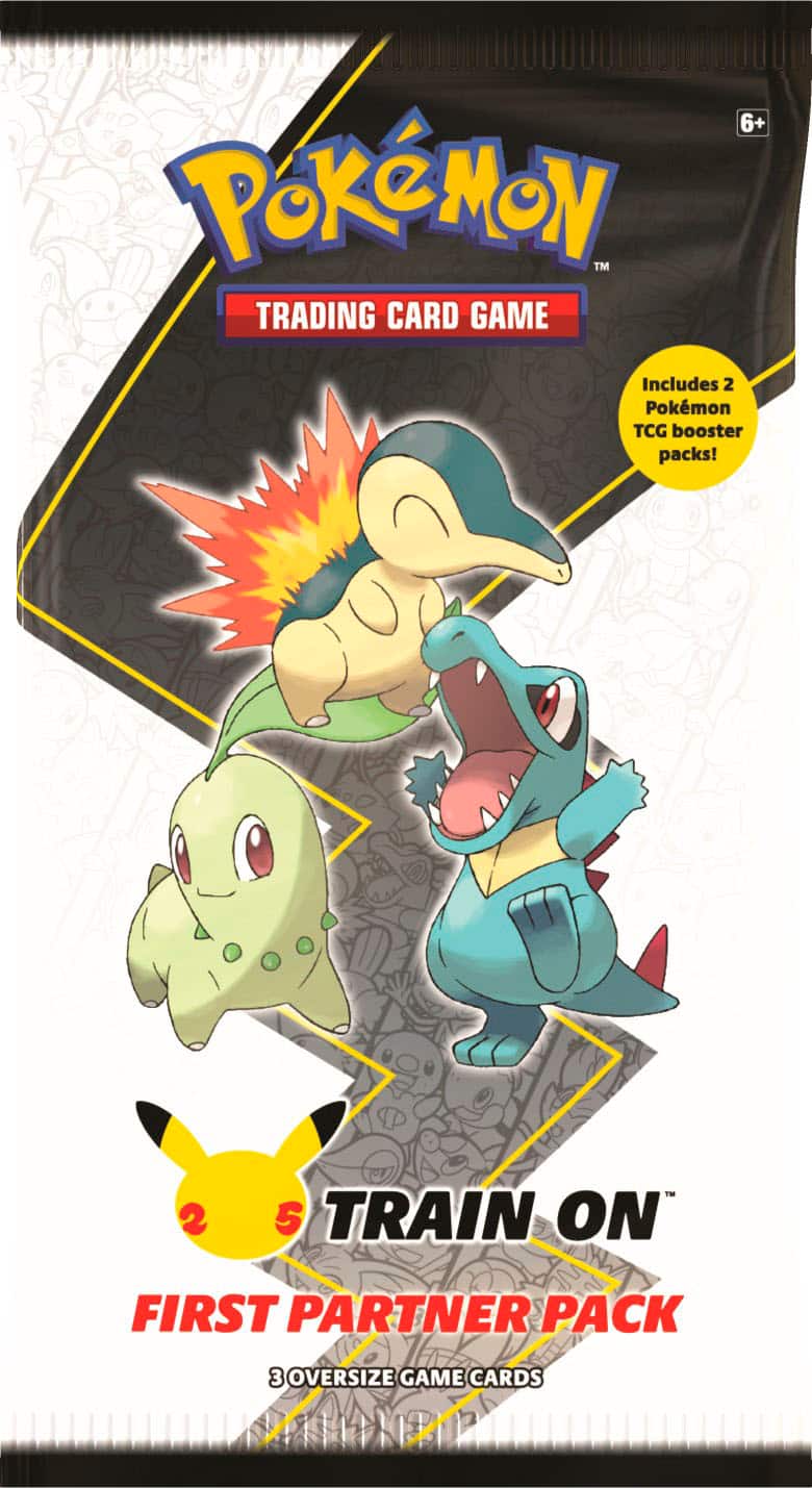 Front. Pokémon - Trading Card Game: Johto First Partner Pack.