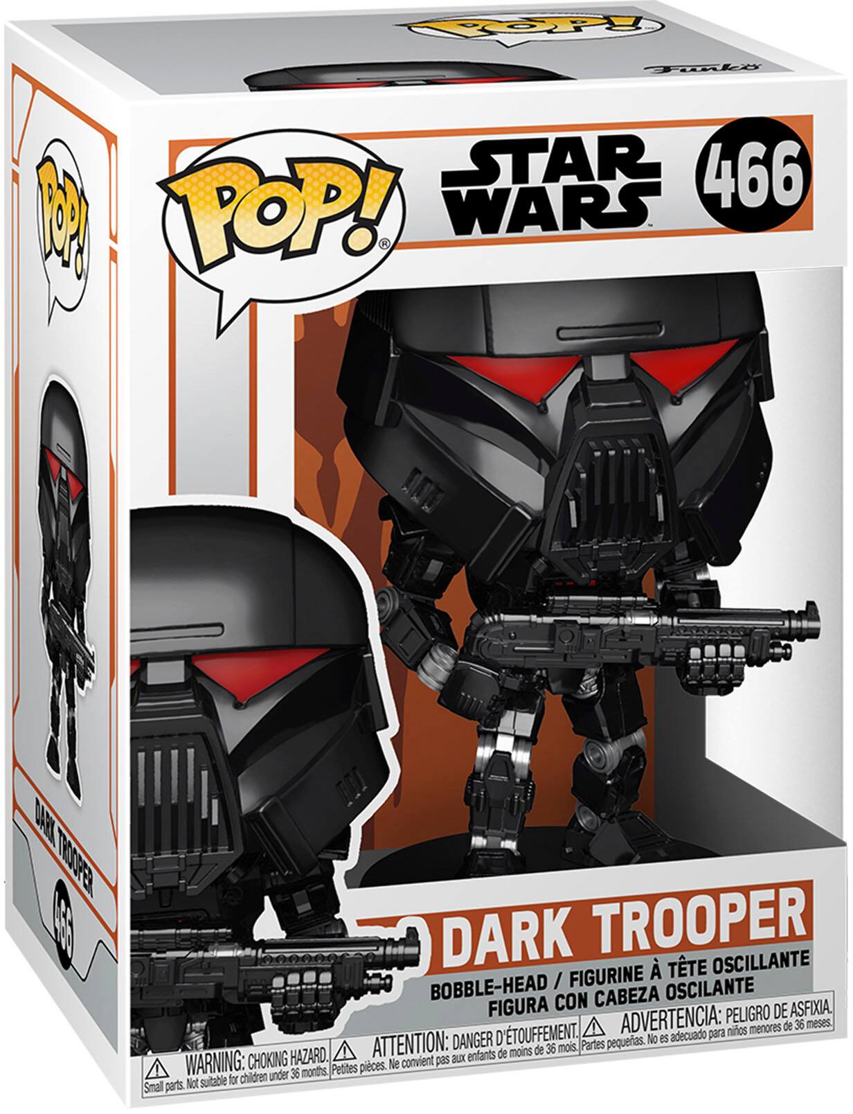 Alt View 12. Funko - POP! Star Wars: The Mandalorian - Dark Trooper (Battle).