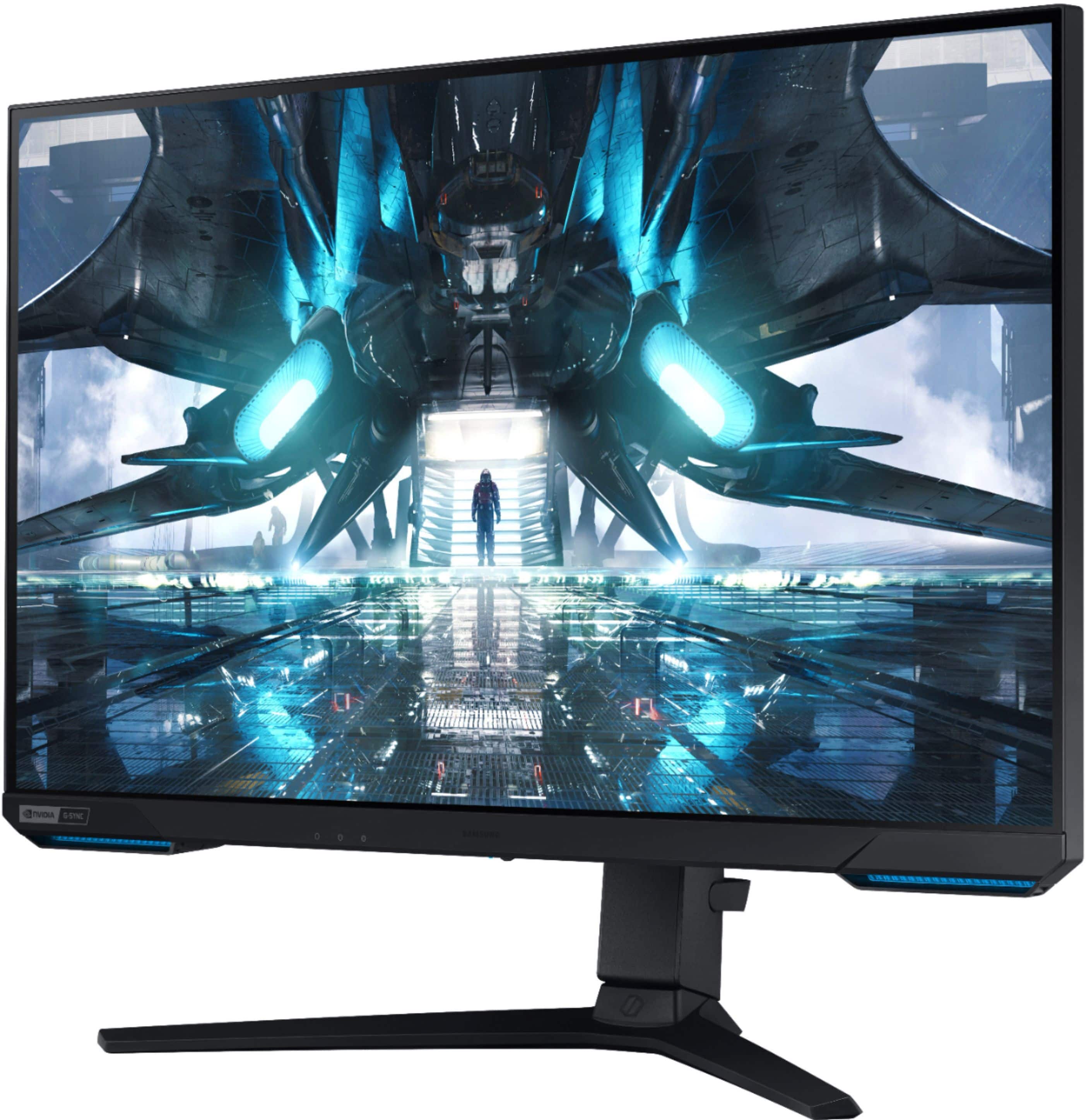 Alt View 12. Samsung - Geek Squad Certified Refurbished Odyssey G7 28" IPS 1 ms 4K UHD FreeSync & G-Sync Compatible Gaming Monitor with HDR - Black.