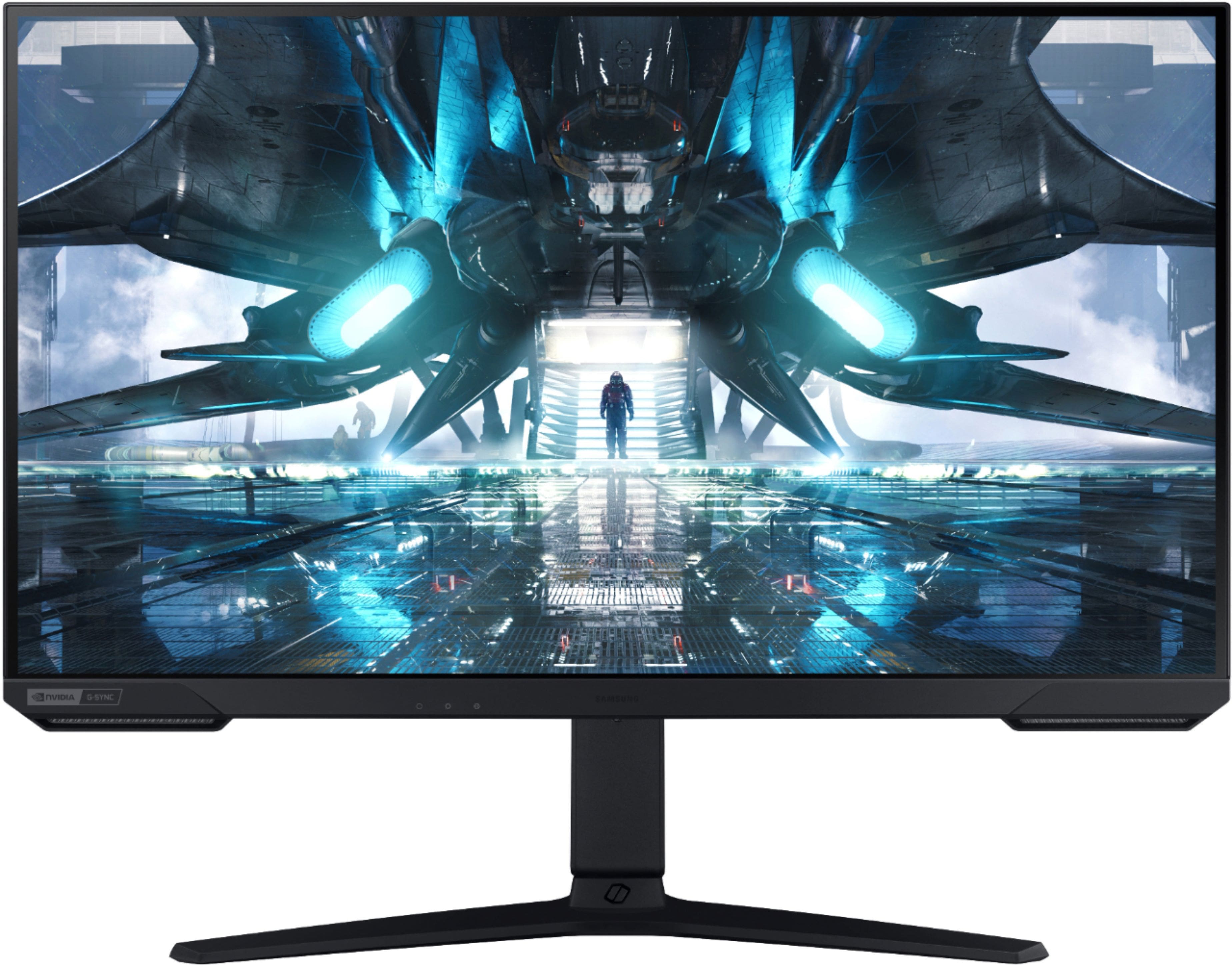 Alt View 13. Samsung - Geek Squad Certified Refurbished Odyssey G7 28" IPS 1 ms 4K UHD FreeSync & G-Sync Compatible Gaming Monitor with HDR - Black.