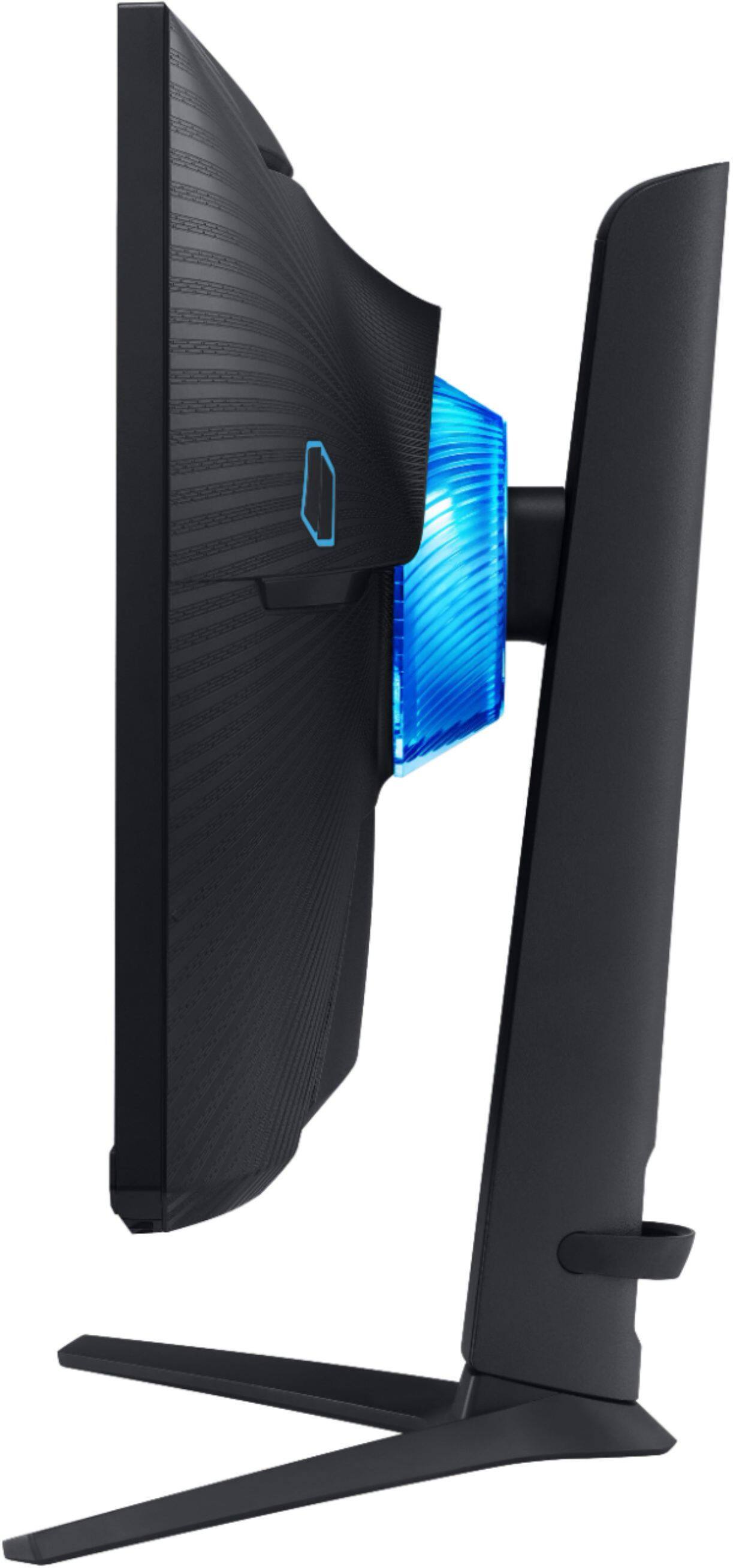 Alt View 21. Samsung - Geek Squad Certified Refurbished Odyssey G7 28" IPS 1 ms 4K UHD FreeSync & G-Sync Compatible Gaming Monitor with HDR - Black.