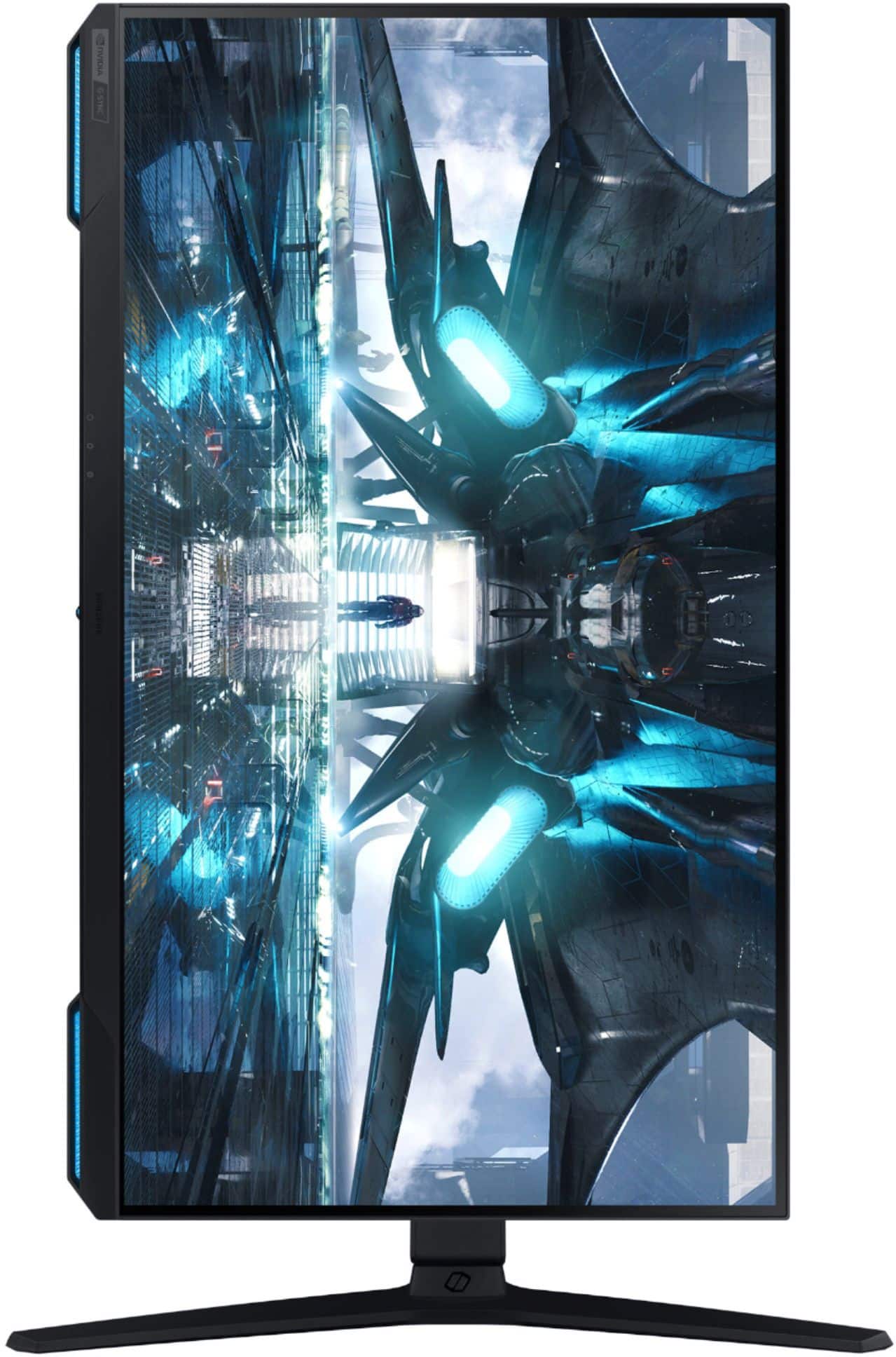 Alt View 26. Samsung - Geek Squad Certified Refurbished Odyssey G7 28" IPS 1 ms 4K UHD FreeSync & G-Sync Compatible Gaming Monitor with HDR - Black.