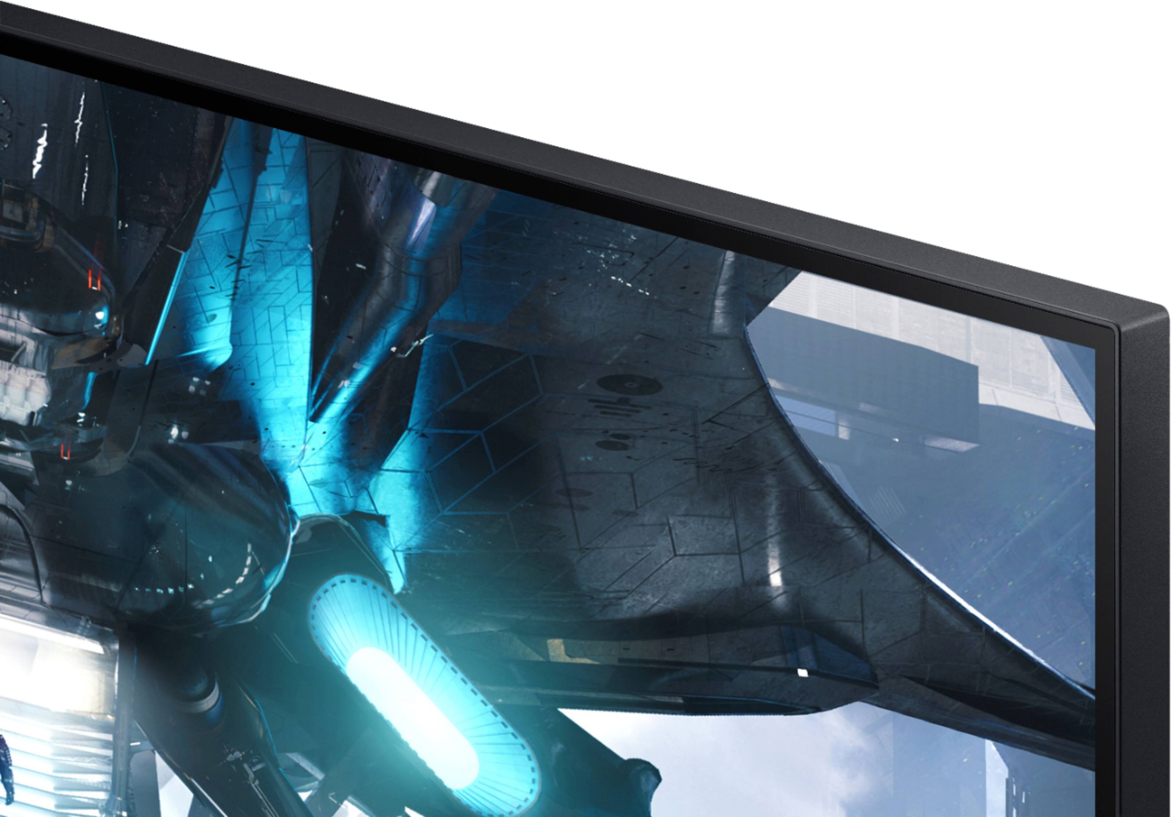 Alt View 29. Samsung - Geek Squad Certified Refurbished Odyssey G7 28" IPS 1 ms 4K UHD FreeSync & G-Sync Compatible Gaming Monitor with HDR - Black.