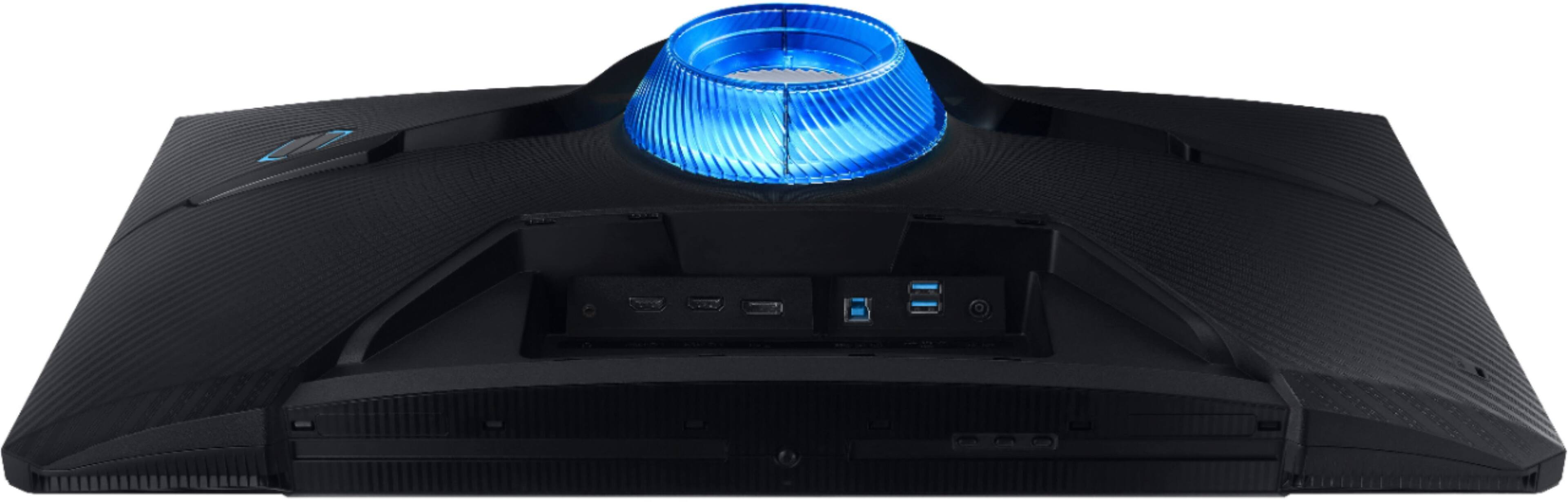 Alt View 30. Samsung - Geek Squad Certified Refurbished Odyssey G7 28" IPS 1 ms 4K UHD FreeSync & G-Sync Compatible Gaming Monitor with HDR - Black.