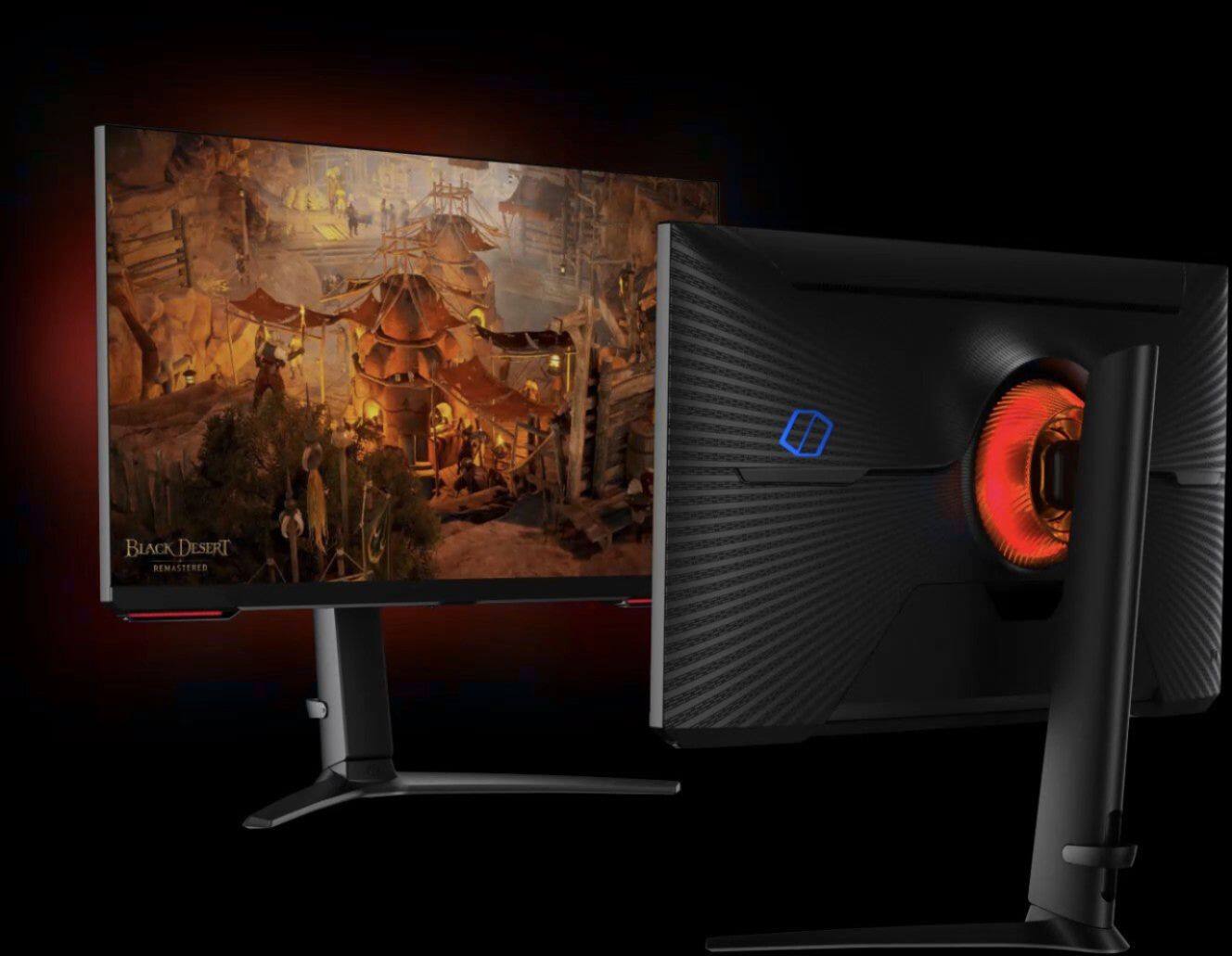 Alt View 39. Samsung - Geek Squad Certified Refurbished Odyssey G7 28" IPS 1 ms 4K UHD FreeSync & G-Sync Compatible Gaming Monitor with HDR - Black.