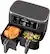 Angle. Ninja - Foodi 6-in-1 10-qt. XL 2-Basket Air Fryer with DualZone Technology - Gray.