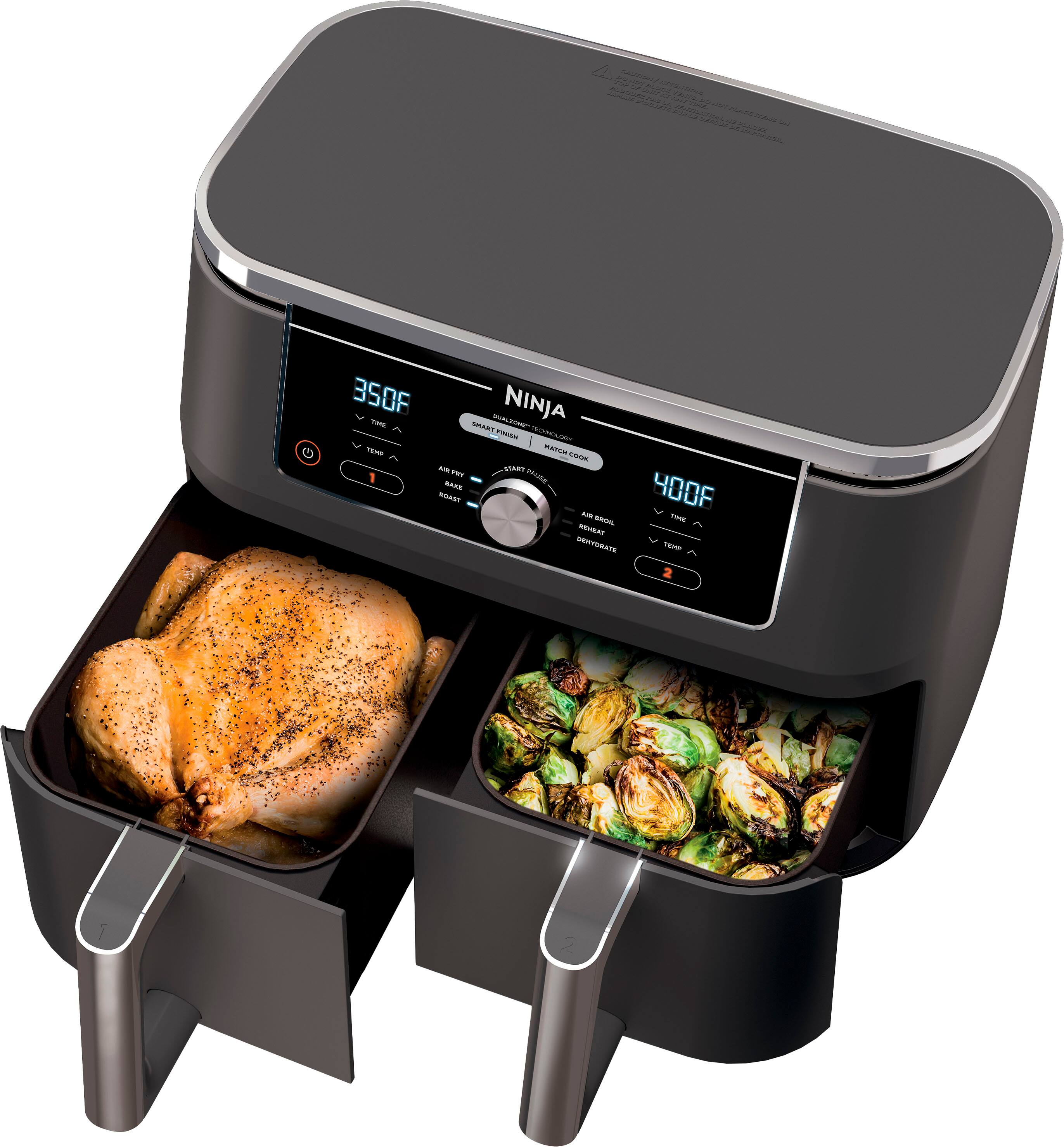Questions And Answers Ninja Foodi 6 in 1 10 qt XL 2 Basket Air Fryer 