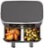 Alt View Zoom 11. Ninja - Foodi 6-in-1 10-qt. XL 2-Basket Air Fryer with DualZone Technology - Grey.