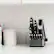 Alt View 21. Ninja - Foodi NeverDull Premium 14-Piece Knife Block Set with Built-in Sharpener System - Black & Silver.