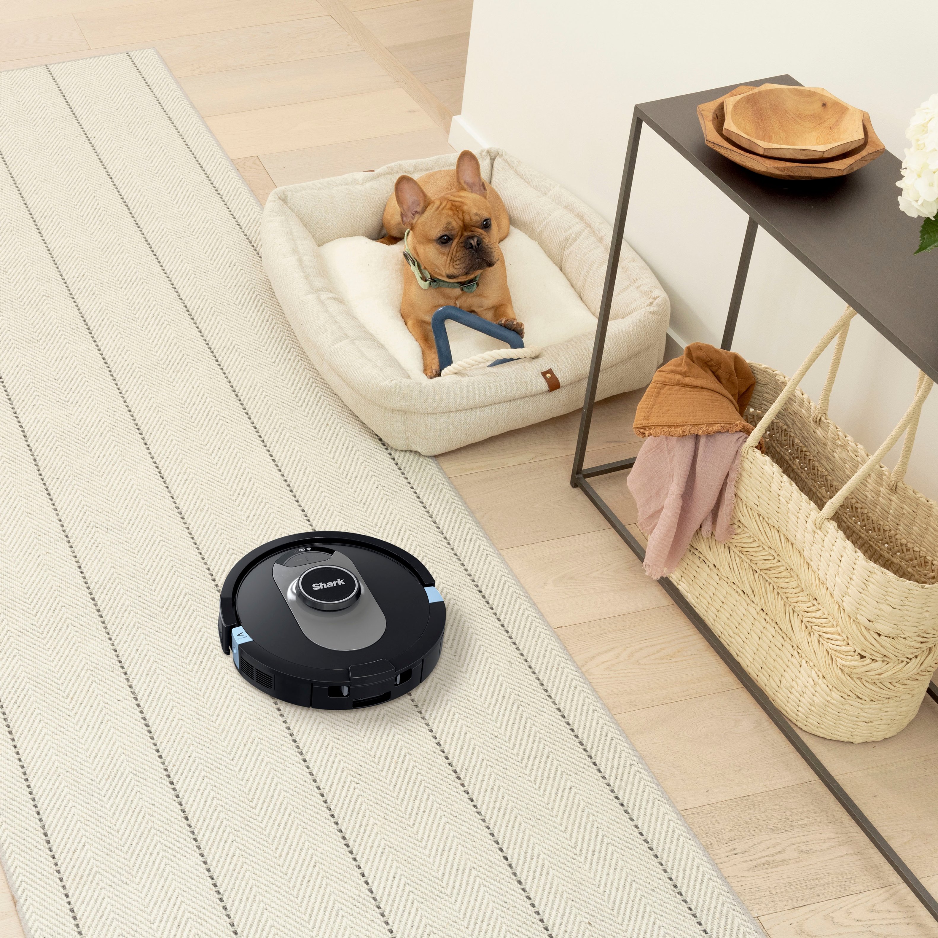 Shark AI Ultra with Base, HEPA Best Matrix Buy Empty Connected WiFI Vacuum - Clean, RV2502AE Bagless Home Black Robot Self Mapping