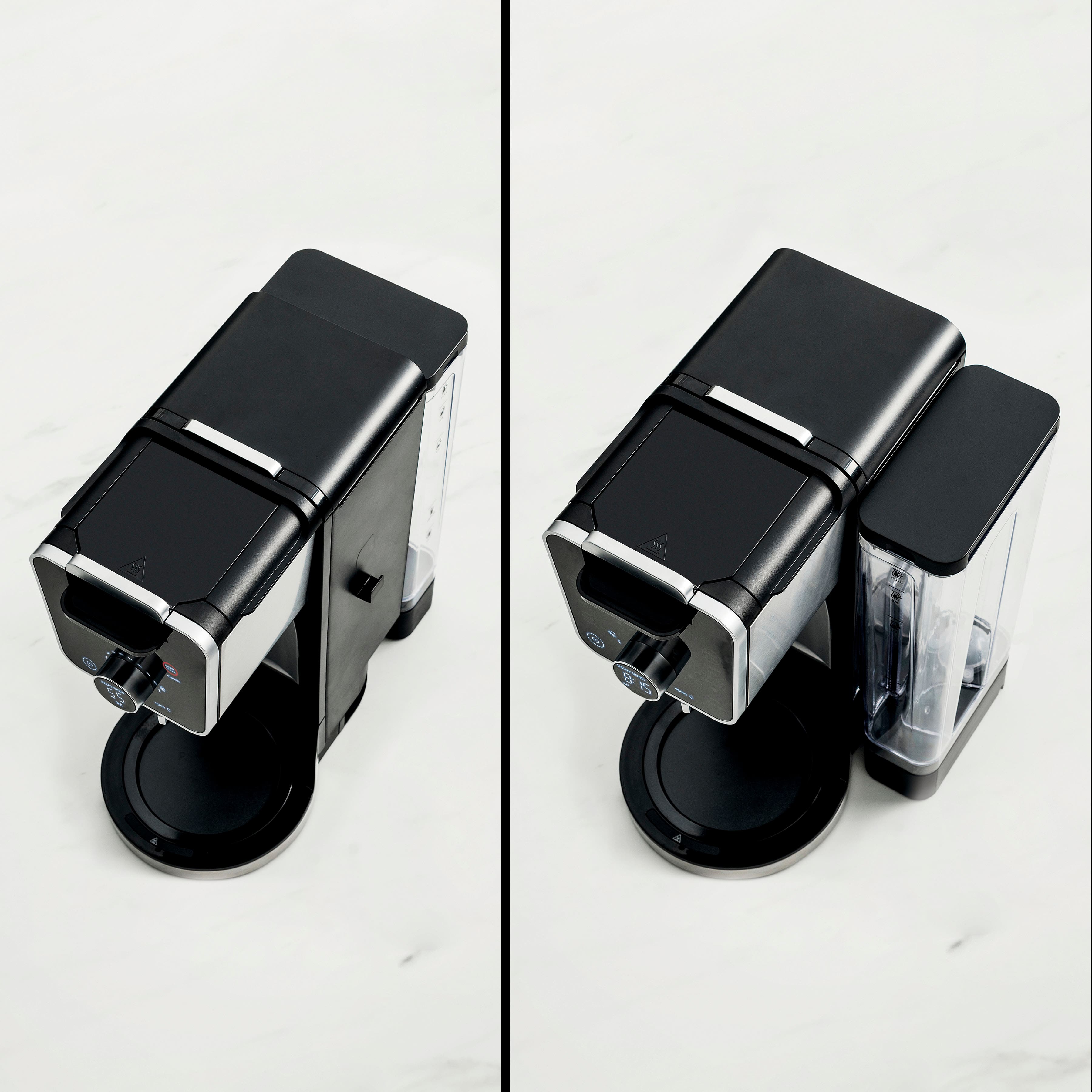 Alt View 17. Ninja - DualBrew PRO 12-Cup Specialty Coffee System with Thermal Carafe, K-Cup Compatible, Hot Water System & Frother - Black/Silver.