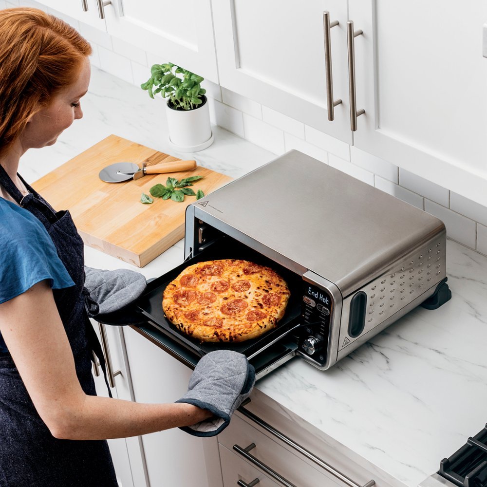 Zoom in on Alt View Zoom 13. Ninja - Foodi Convection Toaster Oven with 11-in-1 Functionality with Dual Heat Technology and Flip functionality - Silver.
