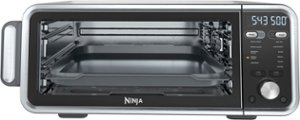 Ninja - Foodi Convection Toaster Oven with 11-in-1 Functionality with Dual Heat Technology and Flip functionality - Silver - Front_Zoom