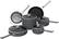 Left. Ninja - Foodi NeverStick Premium Nest System 10-Piece Cookware Set - Gray.