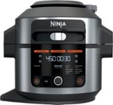 Angle. Ninja - Foodi 14-in-1, 6.5-QT Pressure Cooker Steam Fryer with SmartLid - Stainless/Black.