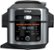 Angle Zoom. Ninja - Foodi 14-in-1, 6.5-QT Pressure Cooker Steam Fryer with SmartLid - Stainless/Black.