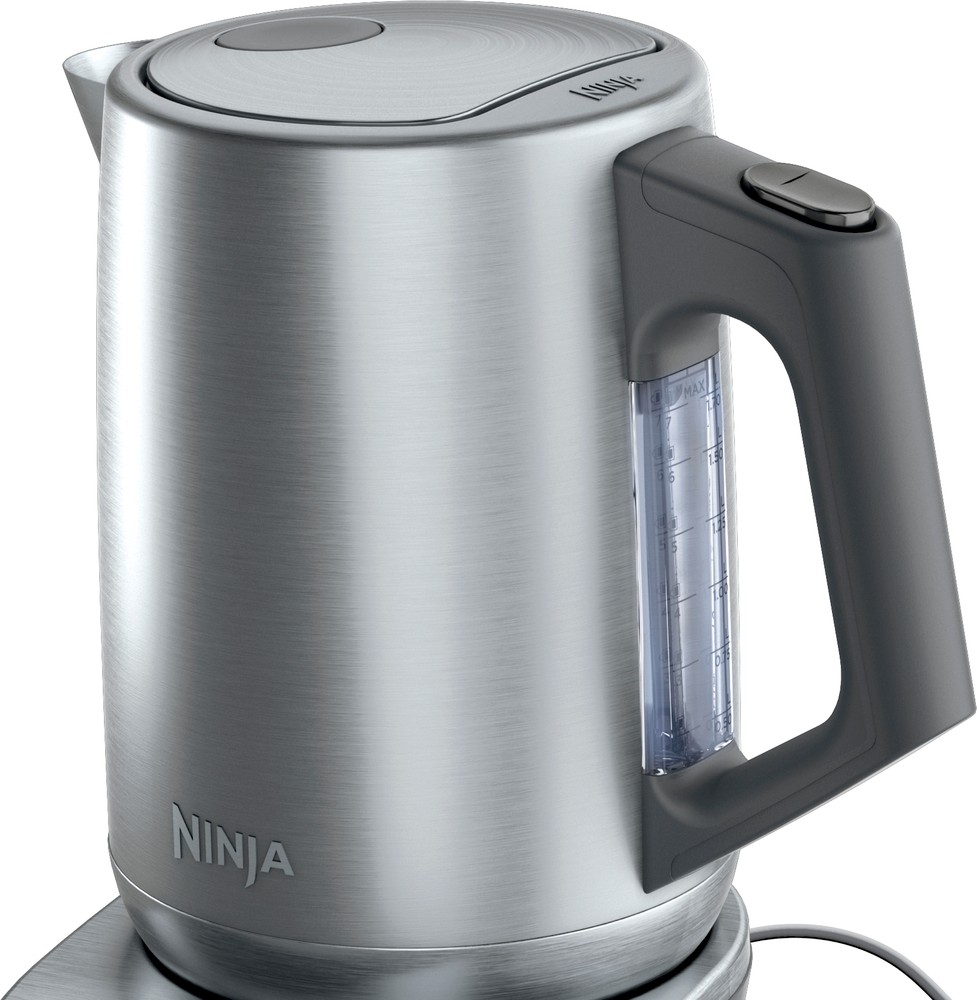  Ninja KT200BL Precision Temperature Electric Kettle, 1500  watts, BPA Free, Stainless, 7-Cup Capacity, Hold Temp Setting, Blue  Stainless: Home & Kitchen