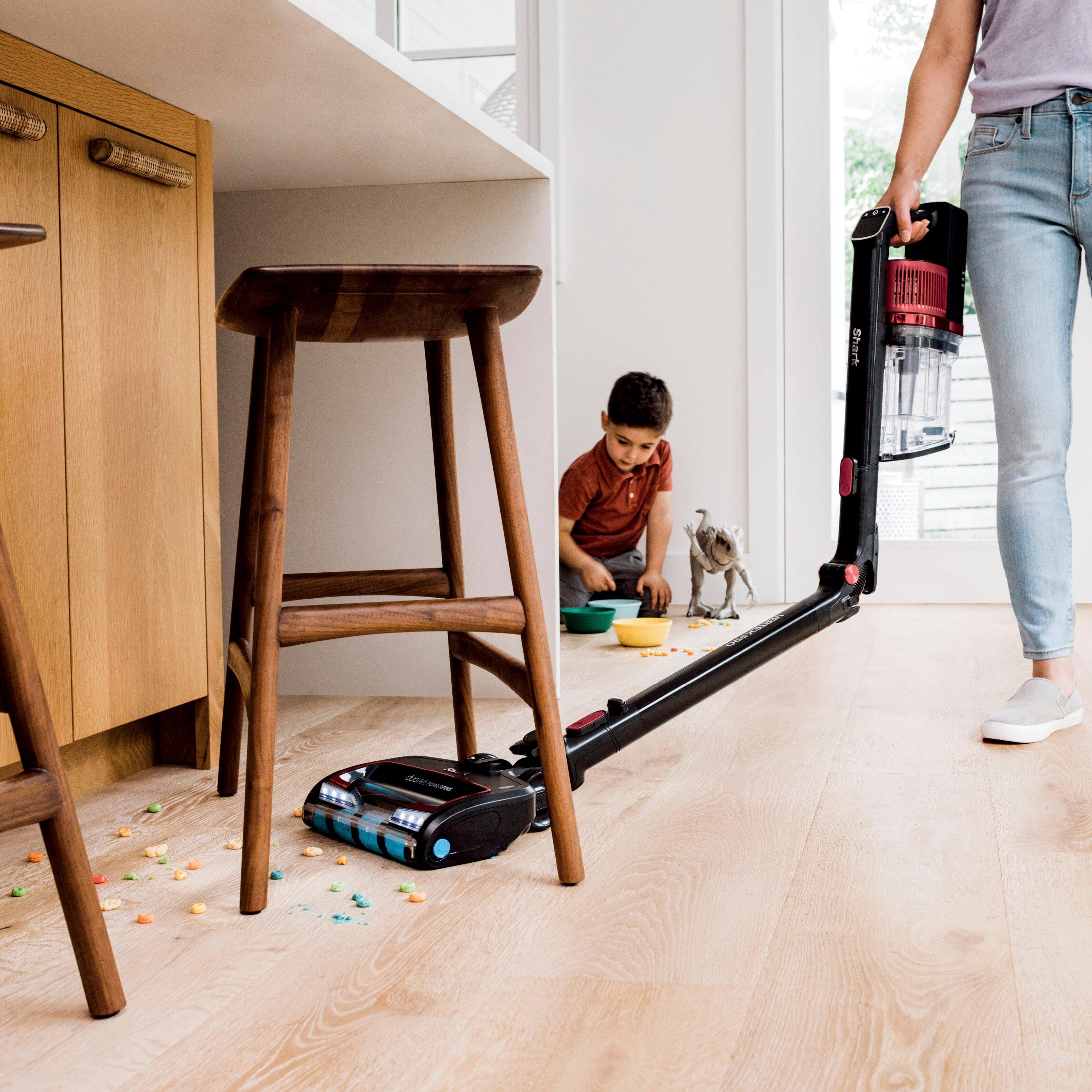 Alt View 14. Shark - Vertex Pro Cordless Stick Vacuum with DuoClean PowerFins - Gray.