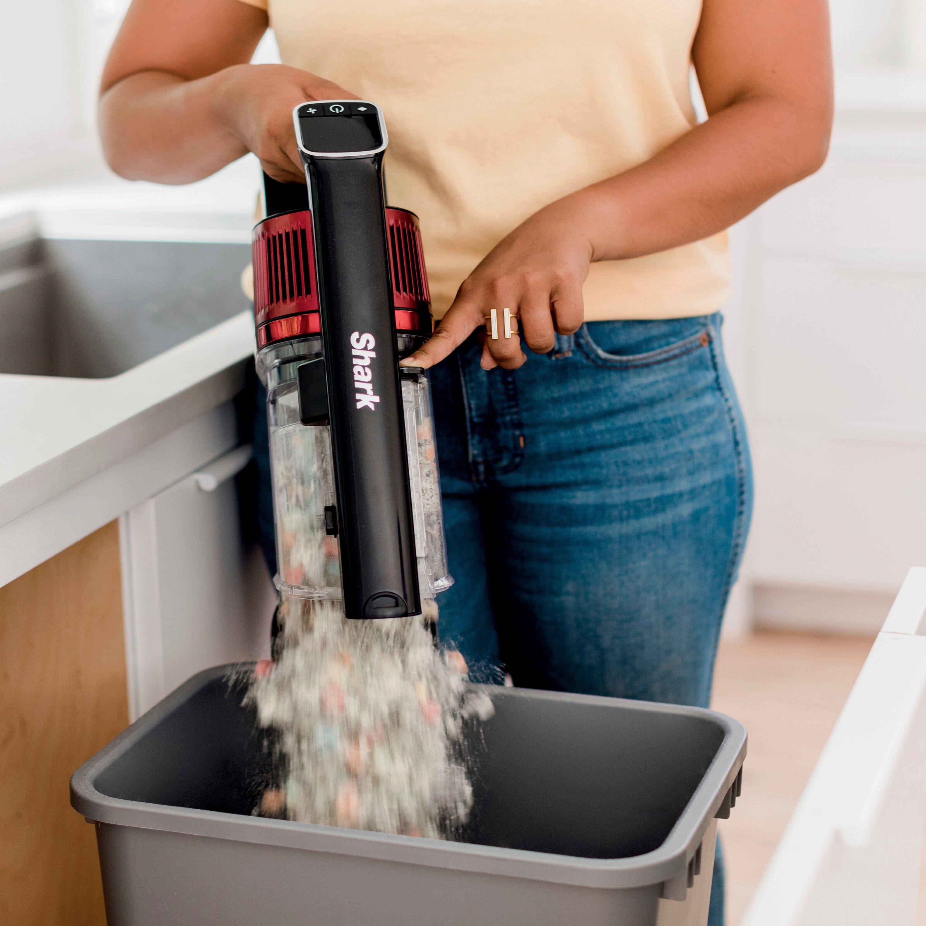 Alt View 18. Shark - Vertex Pro Cordless Stick Vacuum with DuoClean PowerFins - Gray.