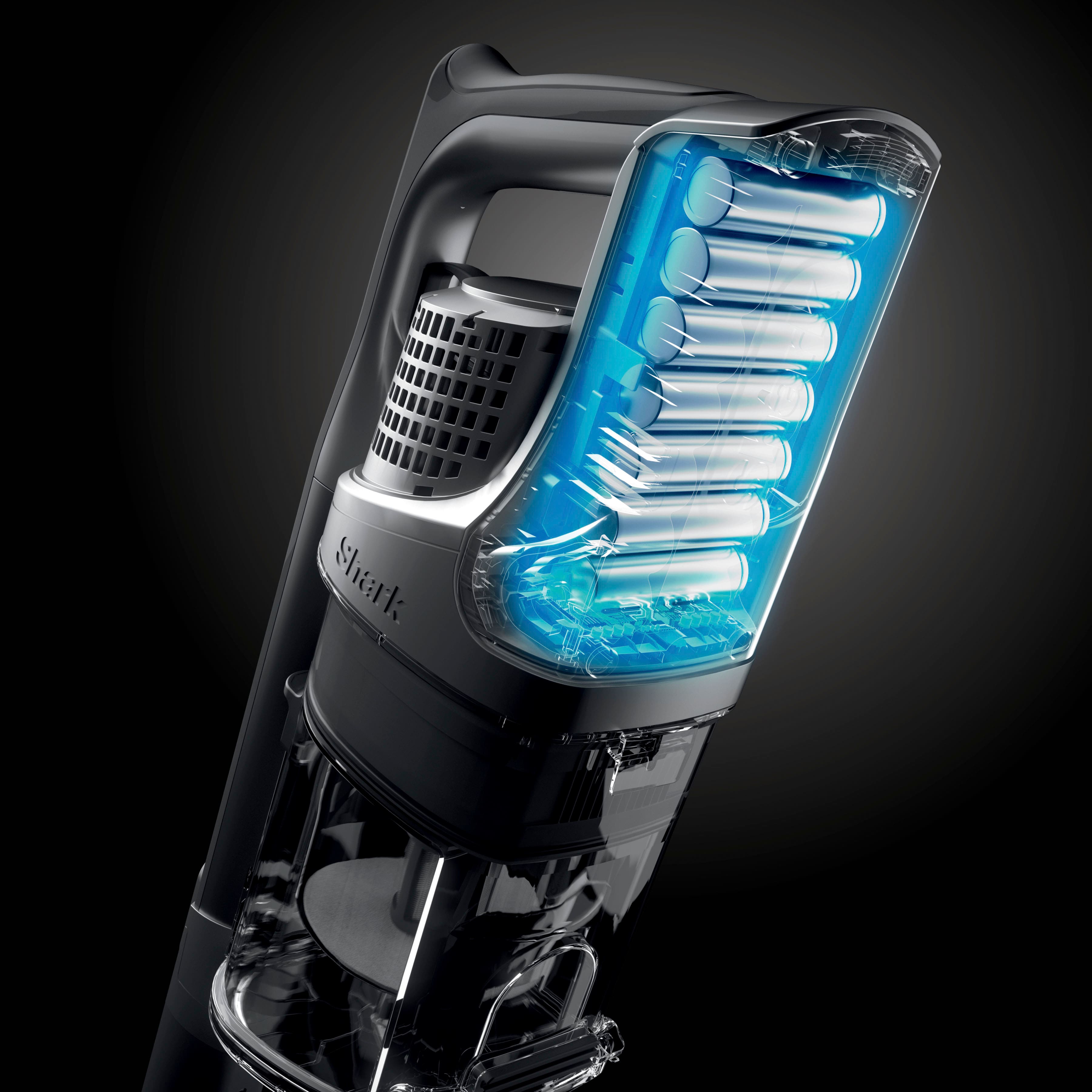 Alt View 25. Shark - Vertex Pro Cordless Stick Vacuum with DuoClean PowerFins - Gray.