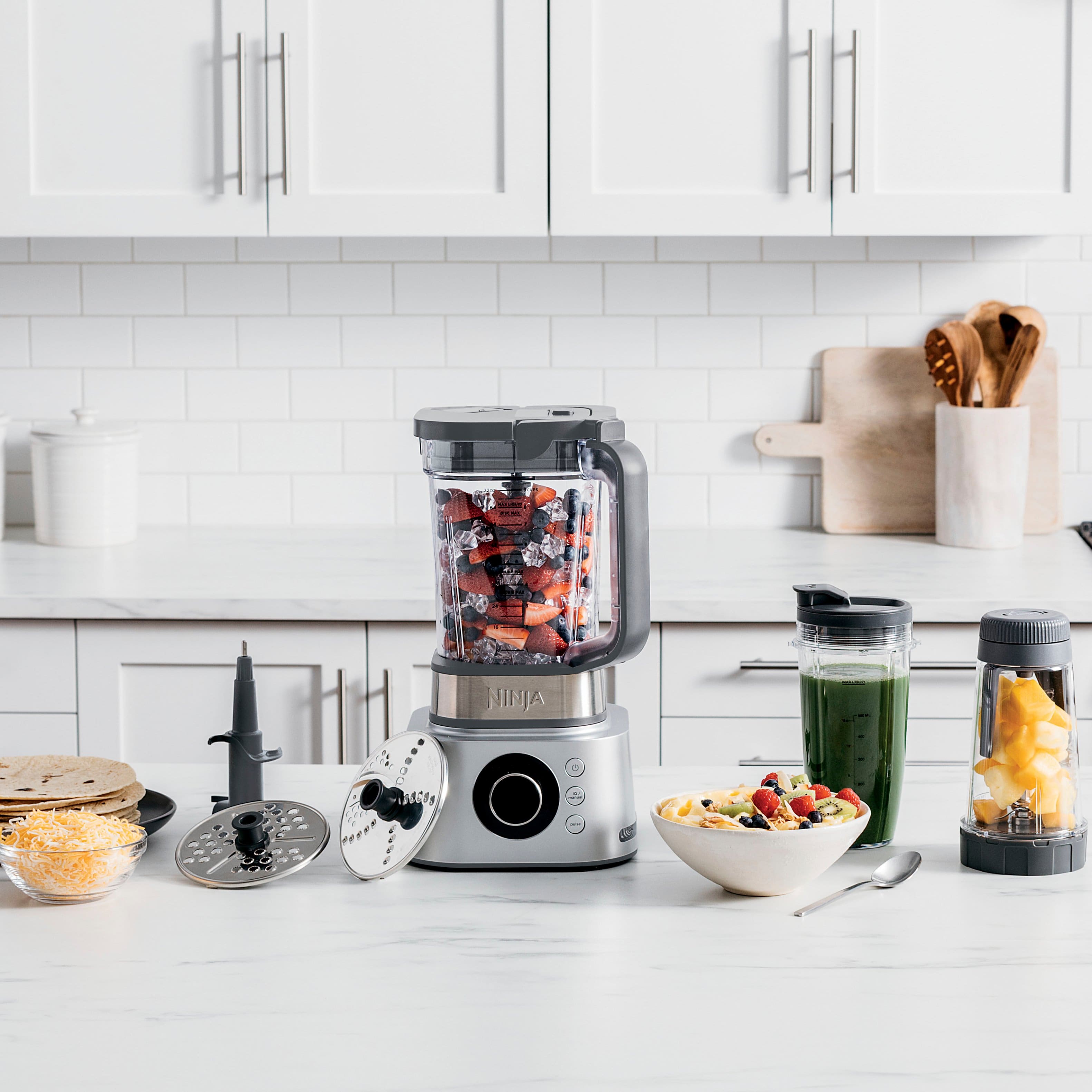 Ninja Mega Kitchen 72-oz Blender System with Food Processor on QVC 