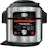 Angle. Ninja - Foodi 14-in-1 8qt. XL Pressure Cooker & Steam Fryer with SmartLid - Stainless/Black.