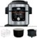 Left. Ninja - Foodi 14-in-1 8qt. XL Pressure Cooker & Steam Fryer with SmartLid - Stainless/Black.