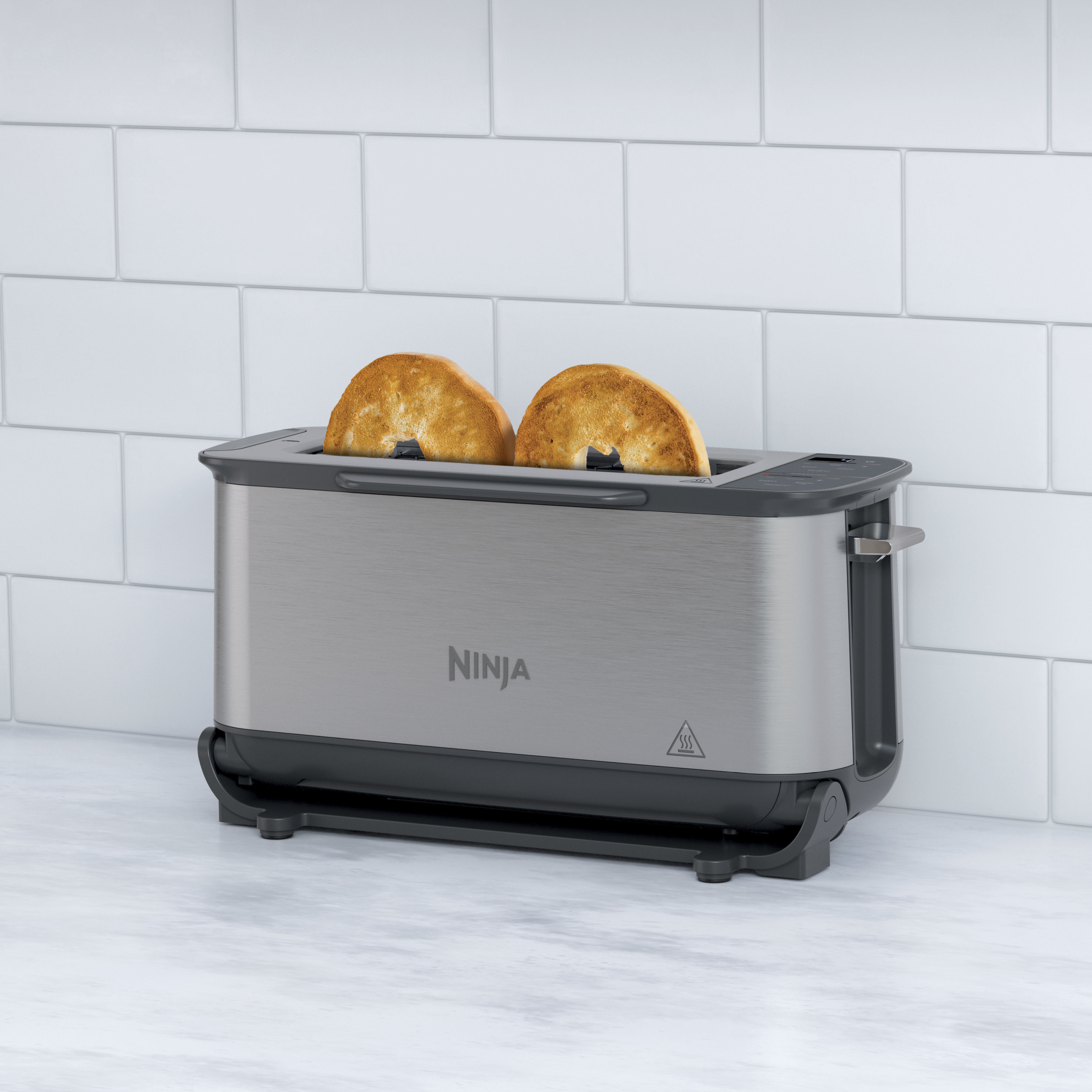 Ninja ST101 Foodi 2-in-1 Flip Toaster, Compact Toaster Oven *READ