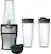 Front. Ninja - Nutri-Blender Plus 20-Oz. Single-Serve Blender - Silver.