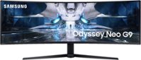 Samsung - Geek Squad Certified Refurbished Odyssey Neo 49" LED Curved FreeSync and G-SYNC Compatable Monitor with HDR - Black - Front_Zoom